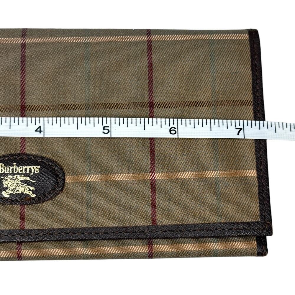 Burberrys Burberry Brown Check Canvas and Leather Long Wallet Authentic - Picture 10 of 14